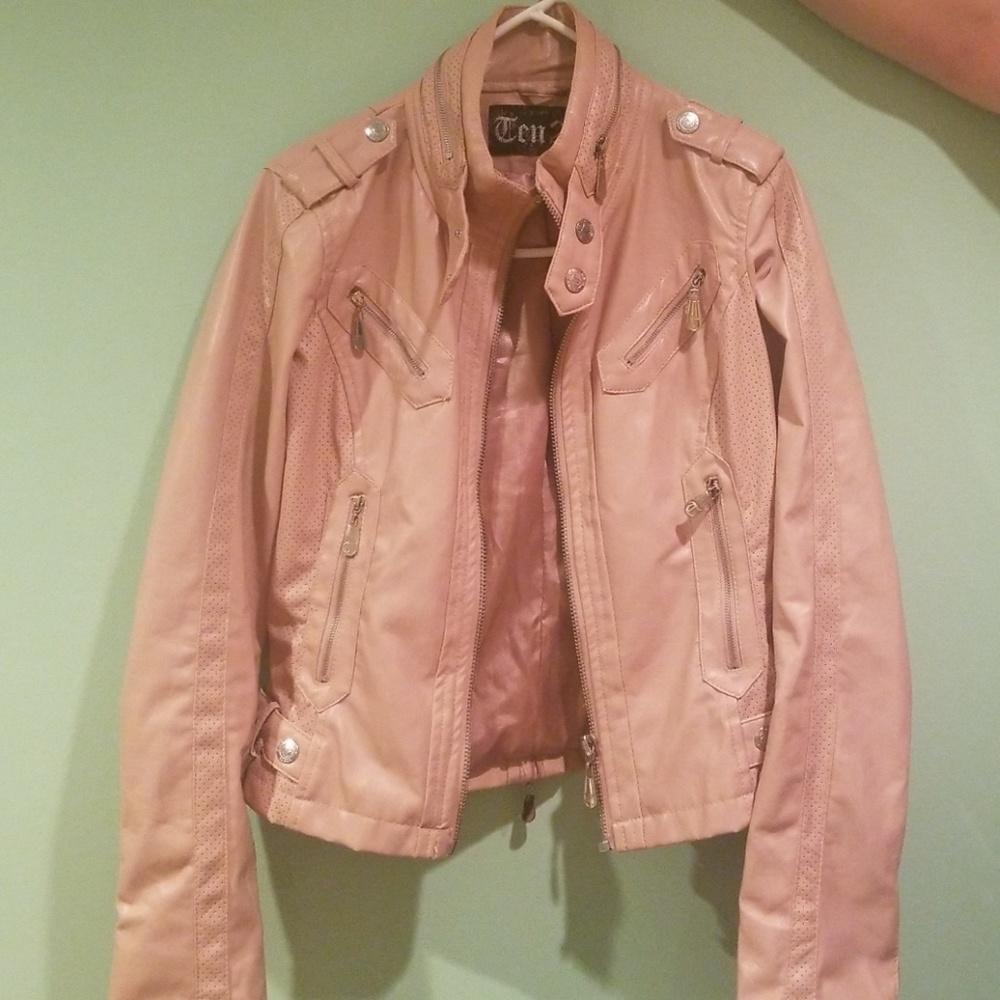 Baby pink jacket